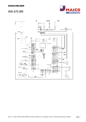 Maico Raumluft-System mit Bypass WS 470 BR