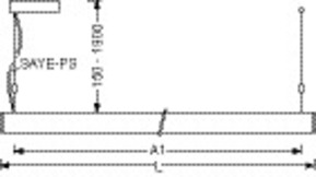Regiolux LED-Pendelleuchte 4000K cubus-R #65240014160