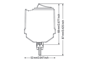 WAGO GmbH & Co. KG Schaltermodul AC 250 V,transluzent 2042-1008