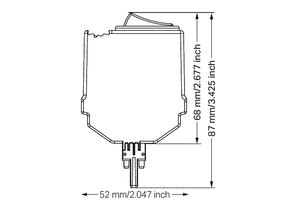 WAGO GmbH & Co. KG Schaltermodul AC 250 V,transluzent 2042-1008