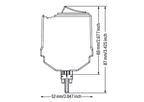 WAGO GmbH & Co. KG Schaltermodul AC 250 V,transluzent 2042-1008