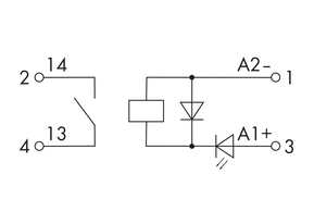 WAGO GmbH & Co. KG Relaismodul DC 24 V,1 Schließer 2042-3004
