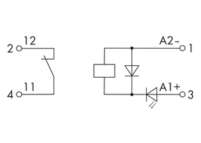 WAGO GmbH & Co. KG Relaismodul DC 24 V,1S und 1Ö 2042-3064