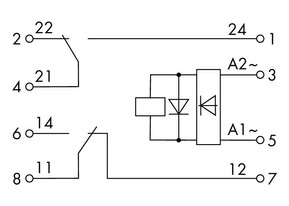 WAGO GmbH & Co. KG Relaismodul AC/DC 24 V 230 V,2W 2042-3849