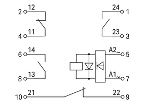 WAGO GmbH & Co. KG Relaismodul AC/DC24V 230V,2Su.2Ö 2042-3889
