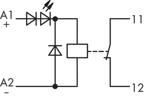 WAGO GmbH & Co. KG Relaismodul DC 24 V,1Ö,grau 286-368/004-000
