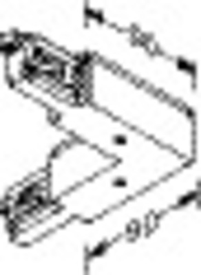 Regiolux Verbinder L-Form aus PC DPSN-KWA sw