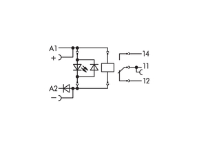 WAGO GmbH & Co. KG Relaismodul DC 24 V,1W,grau 788-304/003-000