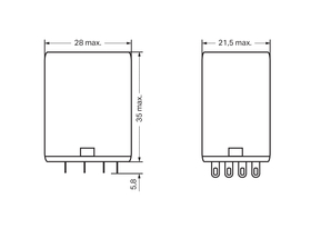 WAGO GmbH & Co. KG Elementarrelais DC 24 V,4 Wechsler 858-171