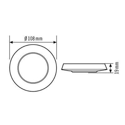 ESYLUX Abdeckung COMPACT #EP00007491