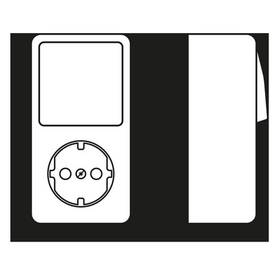 Jung SCHUKO-Steckdose 16A 250V 676 A WW