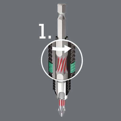 Wera Werk BiTorsion-Bits Gr.2 2 x 25 mm 851/1 BTZ PH