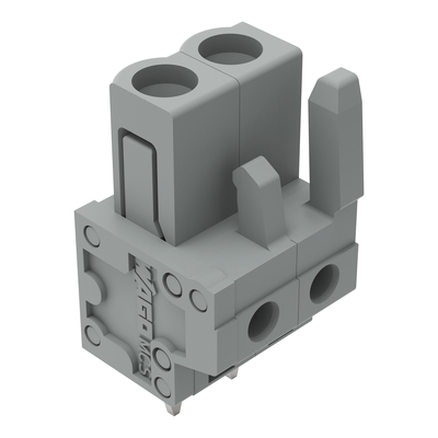 WAGO GmbH & Co. KG THT-Federleiste gerade Rastermaß 5mm,grau 232-136