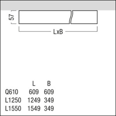Zumtobel Group LED-Reinraumleuchte 927-965 CL2 S 6400 #42186917