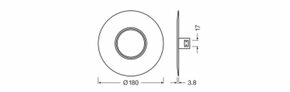 Ledvance Sanierungsring D180, weiß SP RING D180 WT