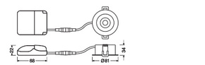Ledvance LED-Einbaustrahler 927, dim, schwarz SPAIRADJP4W927DIP23B