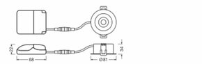 Ledvance LED-Einbaustrahler 940, dim, weiß SPAIRADJP4W940DIP23W