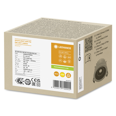 Ledvance LED-Einbaustrahler IP65 927, dim, weiß SPAIRFIXP6W927PSD65W