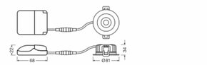Ledvance LED-Einbaustrahler IP65 930, dim, weiß SPAIRFIXP6W930PSD65W