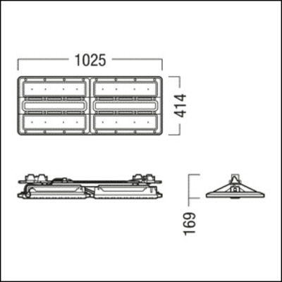 Zumtobel Group LED-Hallenleuchte 840 CR2PL L35k #42187260