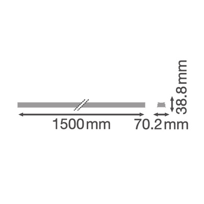 Ledvance Tragschienenprofil 5-pol. 1500, 5P, END TRUSYSFLPR.15005PEND Ledvance Tragschienenprofil 5-pol. 1500, 5P, END TRUSYSFLPR.15005PEND
