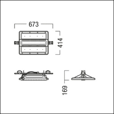 Zumtobel Group LED-Hallenleuchte 840 CR2PL M17k #42187259