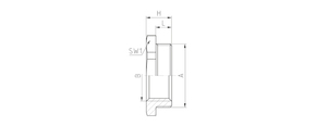 Jacob PA-Reduktion M20/M16x1,5 M20M16 PA/SW
