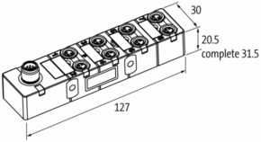 Murrelektronik Passiv-Verteiler 8000-88060-0000000