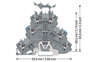 WAGO GmbH & Co. KG Dreistockklemme 1mm²,gr 2000-3248