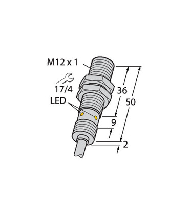 Turck Sensor induktiv BI4U-EM12WD-AP6X