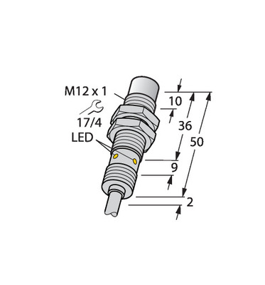 Turck Sensor induktiv NI10U-EM12WD-AP6X