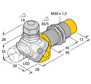 Turck Sensor induktiv NI30U-EM30WDTC-AP6X