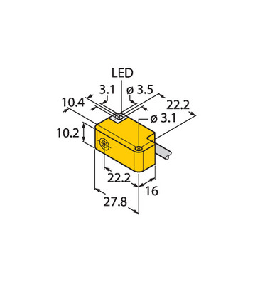 Turck Sensor induktiv NI5U-Q10S-AP6X