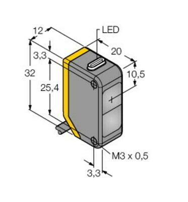 Turck Opto-Sensor Einweglichtschranke Q20PR