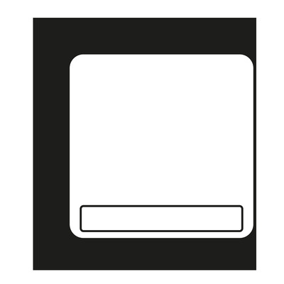 Jung Wippe Schriftfeld br für Taster CD 590 NA BR