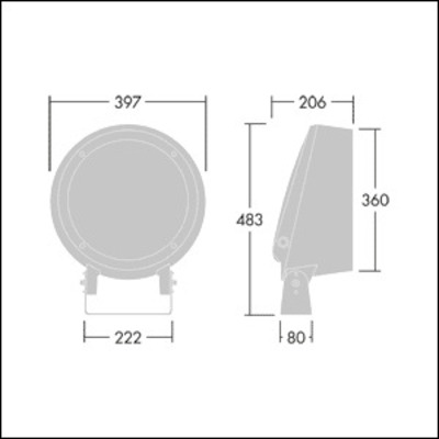 Thorn LED-Fluter 830 CONT3 52L #96634324