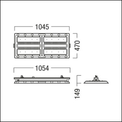 Zumtobel Group LED-Hallenleuchte 840 CR2 L42k #42936405