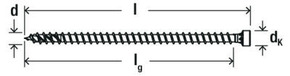 Fischer Deutschl. Holzschraube 8,0x280 BC 50