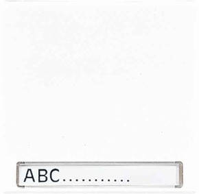 Jung Wippe Schriftfeld weiß für Taster LS 990 NA