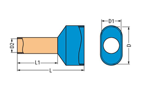 WAGO GmbH & Co. KG Aderendhülse,weiß 216-530
