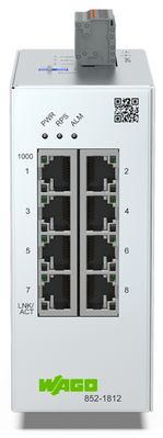 WAGO GmbH & Co. KG Lean-Managed-Switch 8-port 1000BASE-T 852-1812