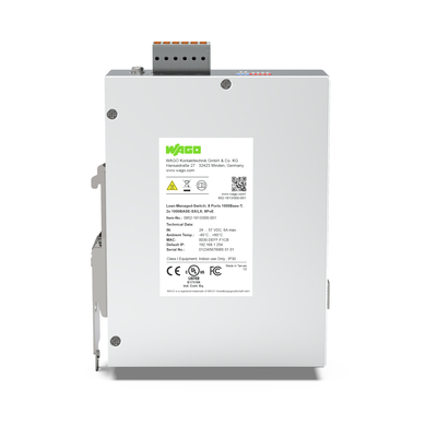 WAGO GmbH & Co. KG Lean-Managed-Switch 8-port 1000BASE-T 2S 852-1813/000-001