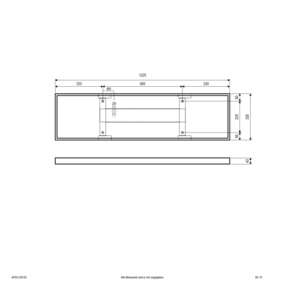 EVN Lichttechnik LED-Anbaupanel APSU120125