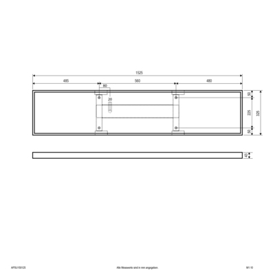 EVN Lichttechnik LED-Anbaupanel APSU150125