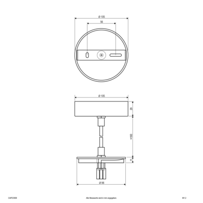 EVN Lichttechnik Seilabhängung CAPE3509