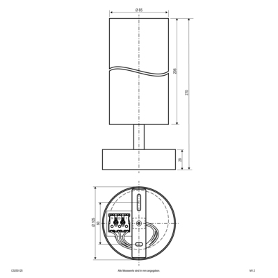 EVN Lichttechnik LED-Anbauleuchte CS250125