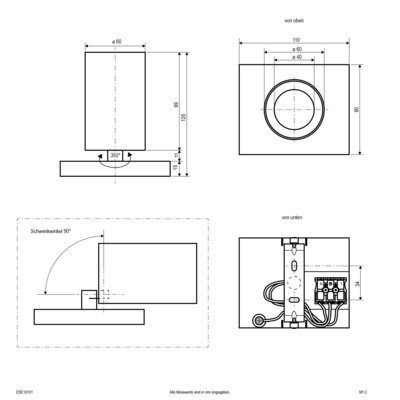 EVN Lichttechnik LED-Anbauleuchte DSE10101