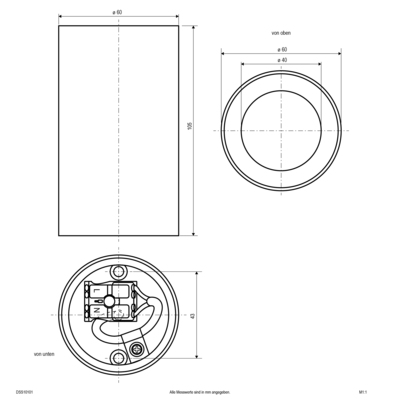 EVN Lichttechnik LED-Anbauleuchte DSS10101