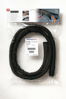 HellermannTyton Geflechtschlauch selbstschliessend Twist-In 13 (VE5m)