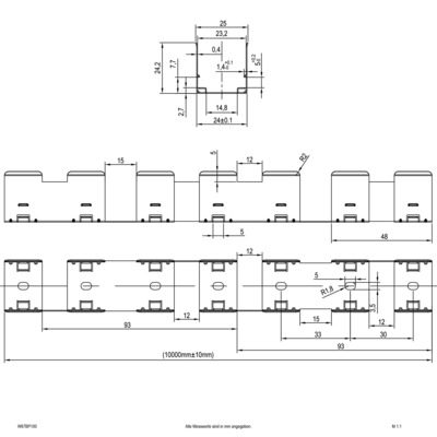 EVN Lichttechnik Alu-Profil biegbar W67BP100